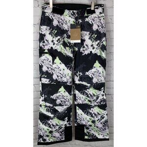 NWT THE NORTH FACE Girls’ Black Patterned Ski Snowboarding Pants Size XL $109.00